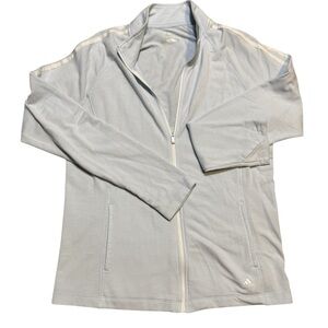 👚Adidas Women’s‎ Full Zip Lightweight Jacket Pale Blue Size Large👚